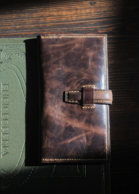 Vinyl Leather Travel long wallet.