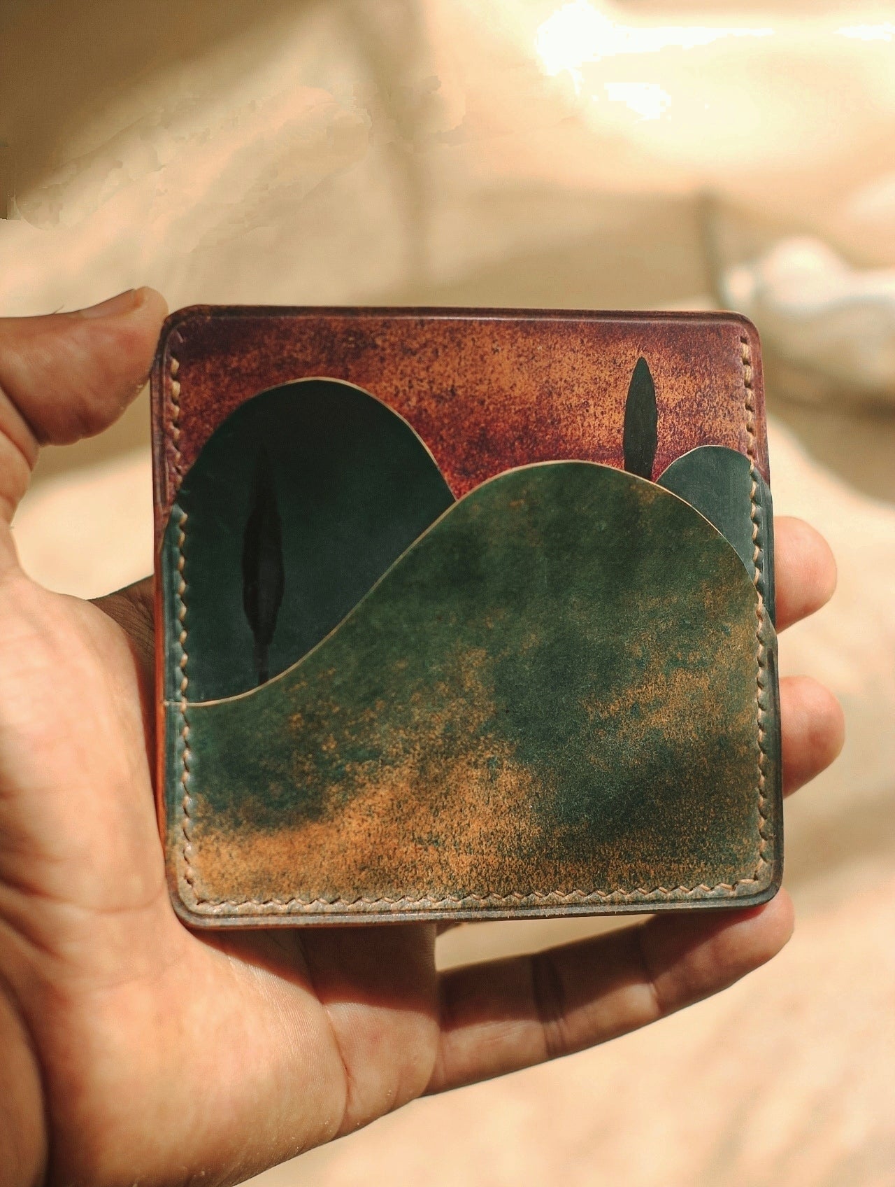 Toscana Wallet Tribute in Shell Cordovan