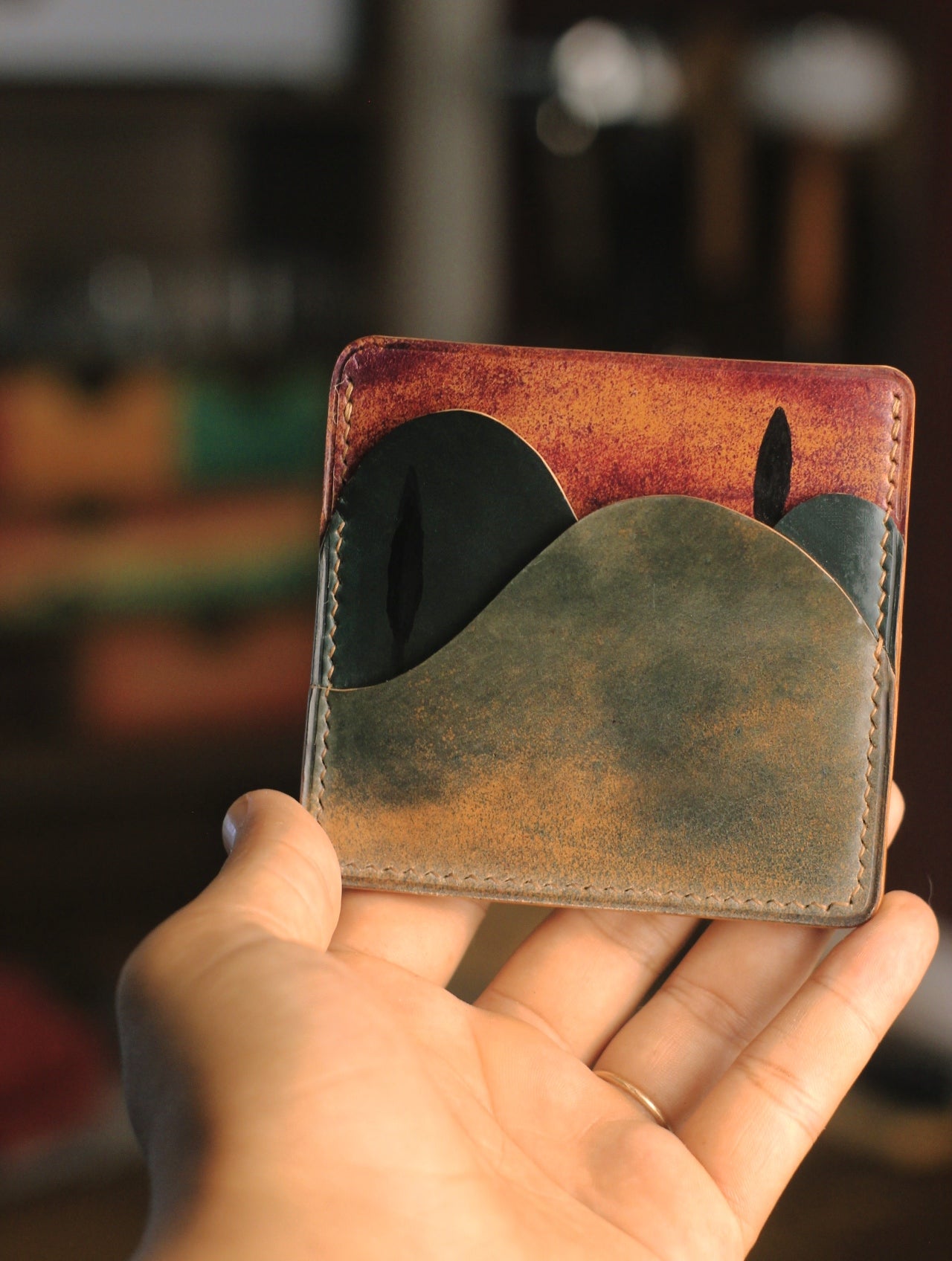 Toscana Wallet Tribute in Shell Cordovan